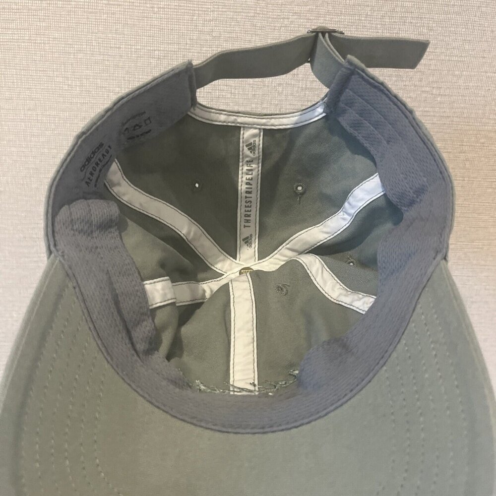 Adidas Aeroready Hat Green Adjustable Threestripelife NWOT - Picture 6 of 8